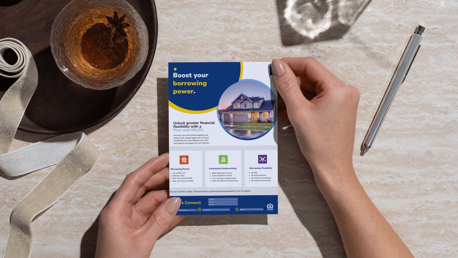 Customizable First Lien HELOC Flyer